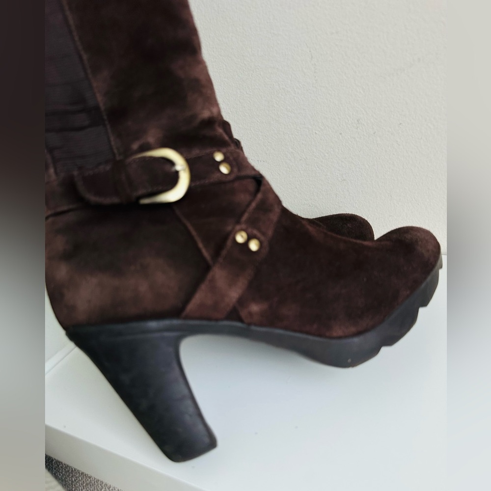 Blondo | Suede Leather Chocolate Brown Boots